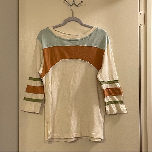 WE THE FREE Sinead Long Sleeve Tee in Ivory - Picture 4 of 8